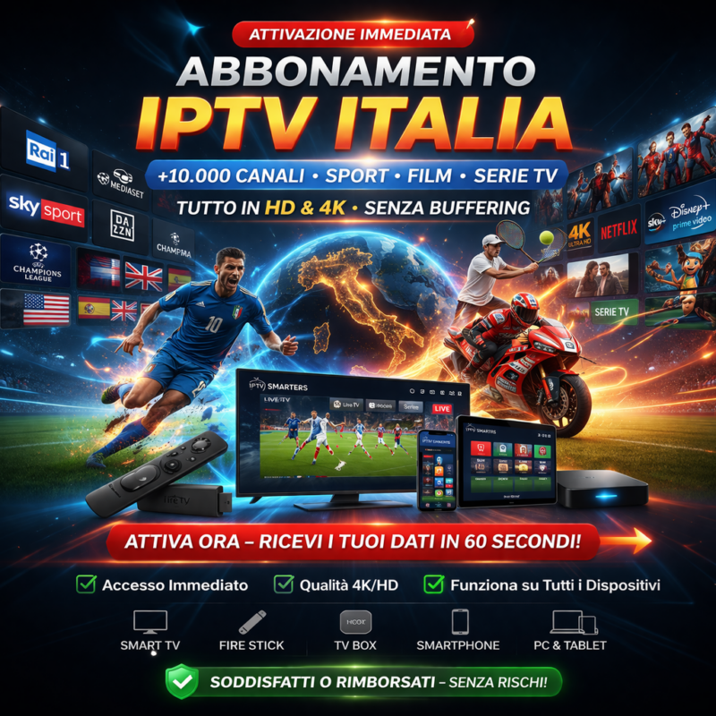 Abbonamento IPTV Italia